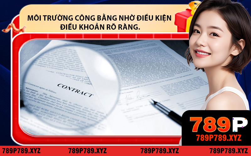 Môi trường công bằng nhờ điều kiện điều khoản rõ ràng.