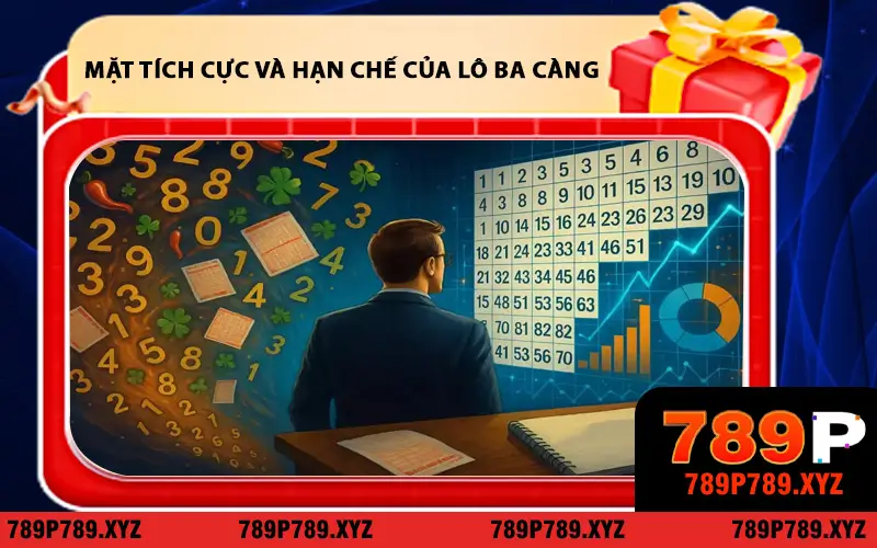 Mặt tích cực và hạn chế khi chơi Lô Ba Càng tại 789P